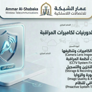 باقة الصيانة والتشغيل المستمر لأنظمة المراقبة